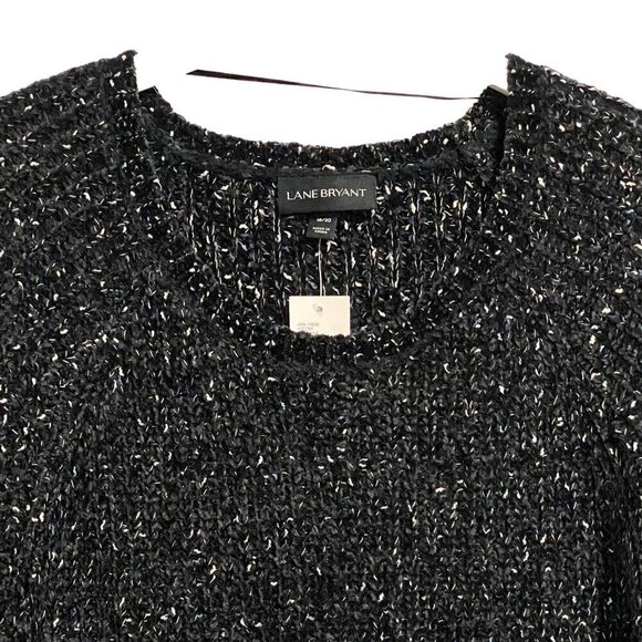 NWT Lane Bryant Sweater, black speckled sweater, Size 18/20 - Picture 3 of 10